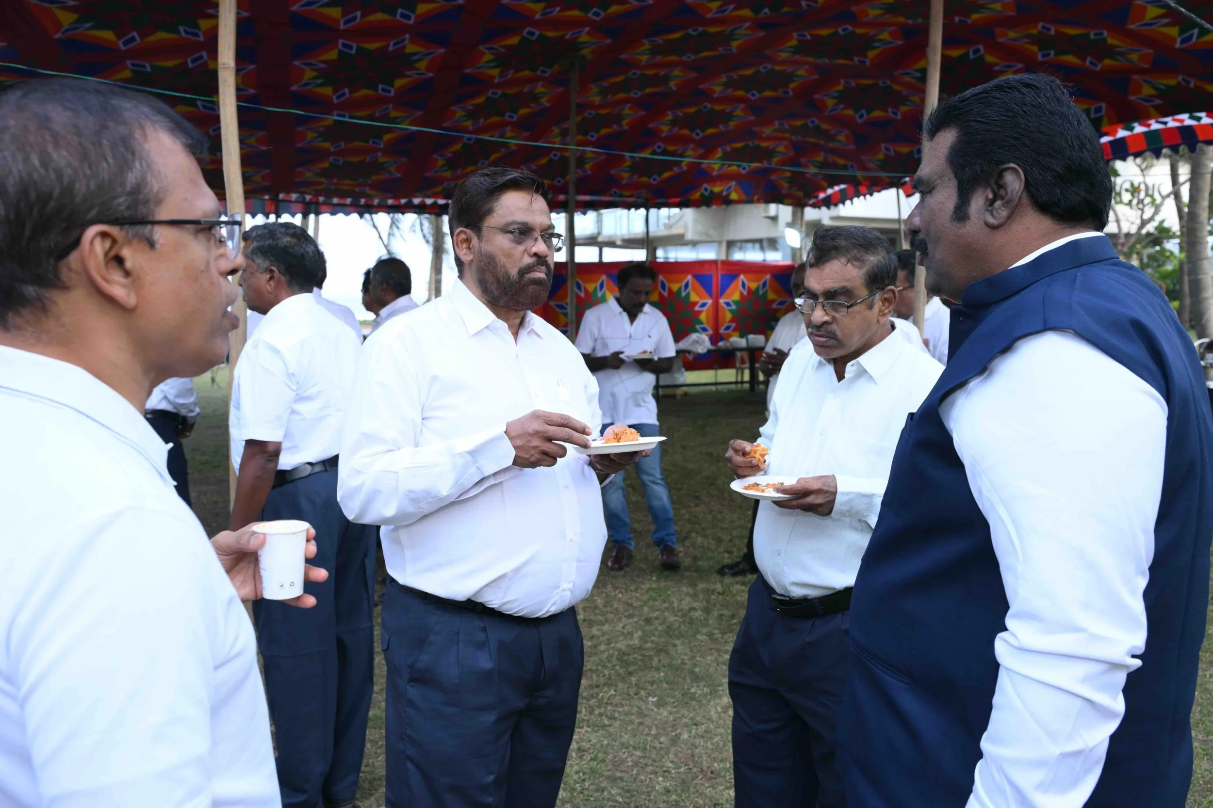 Prakash is curious about how the snacks are.