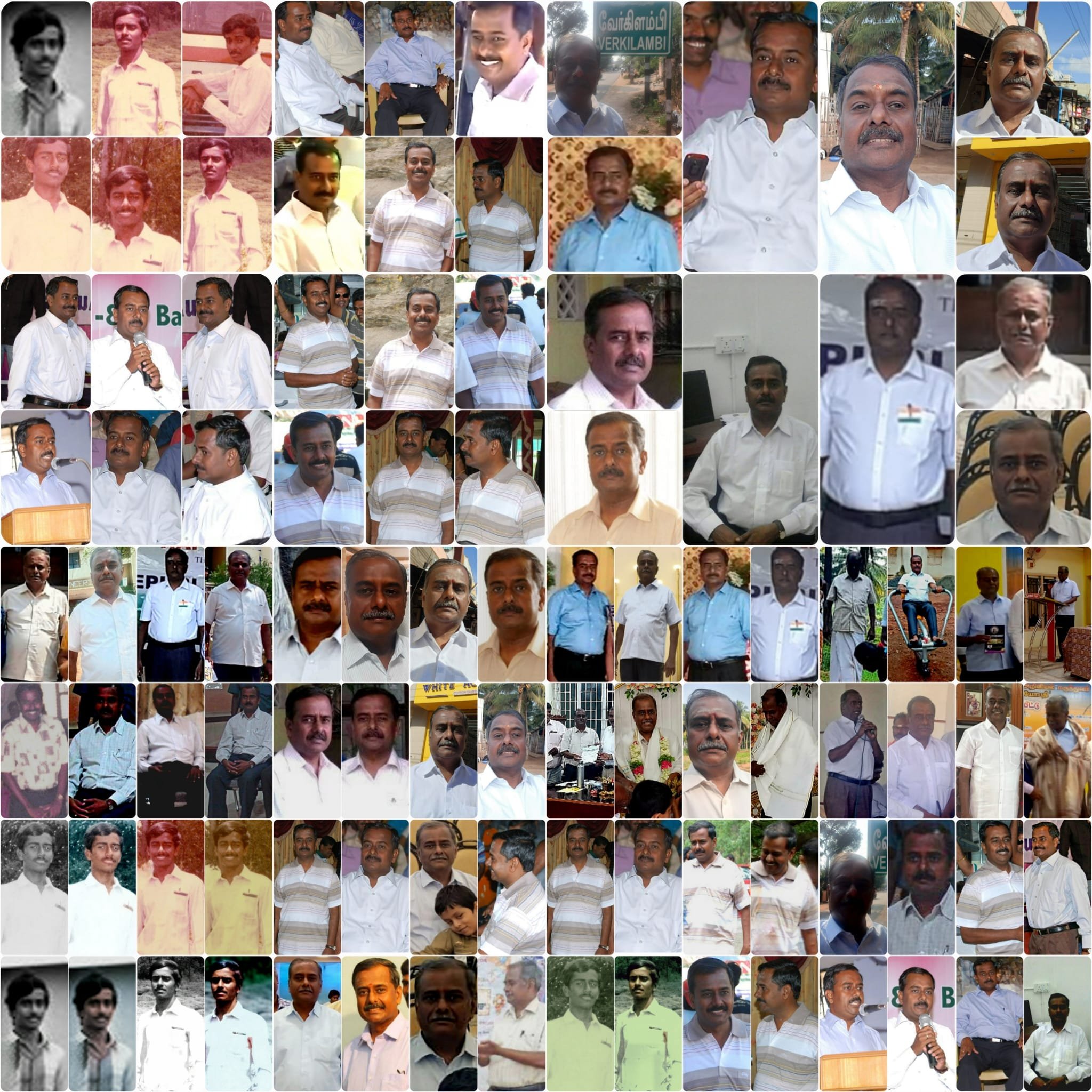 Pal's collage for Pad's 61st birthday on May/04/2025.