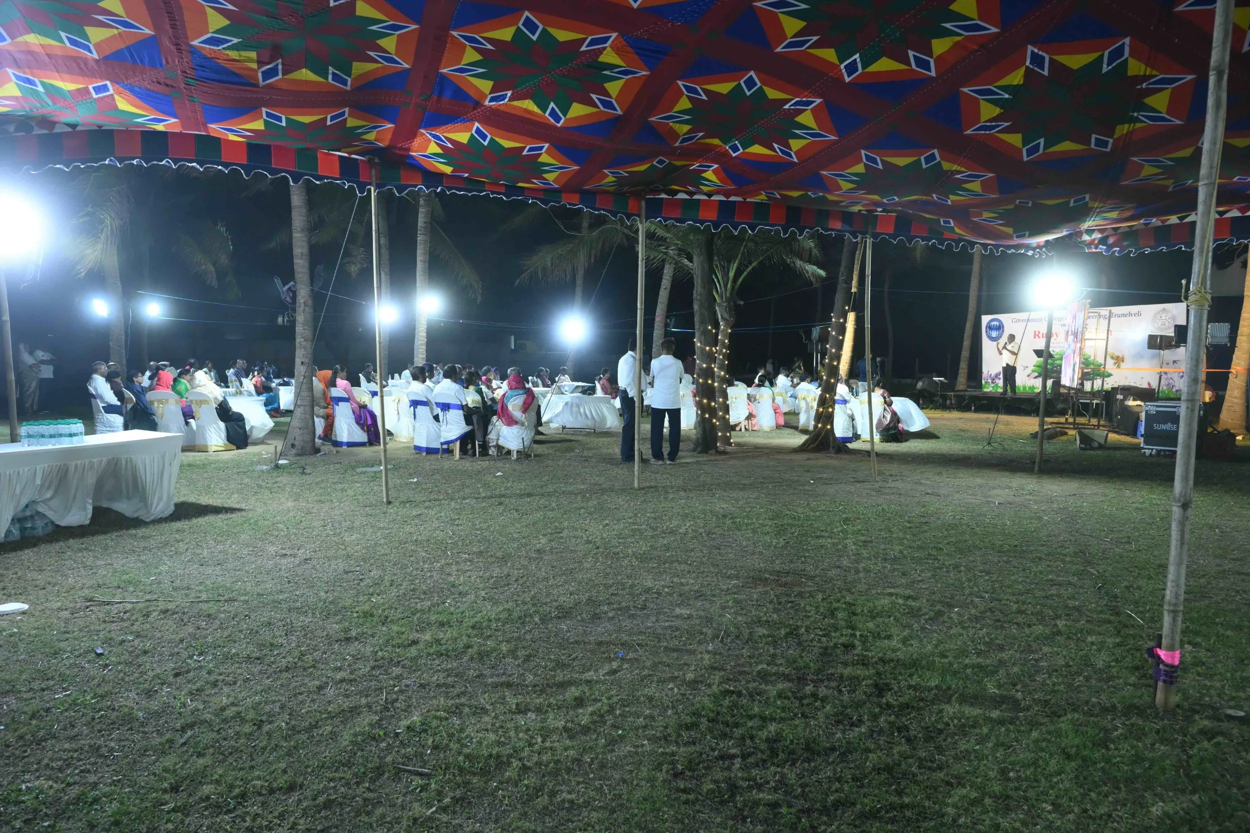 Food is at a distance.