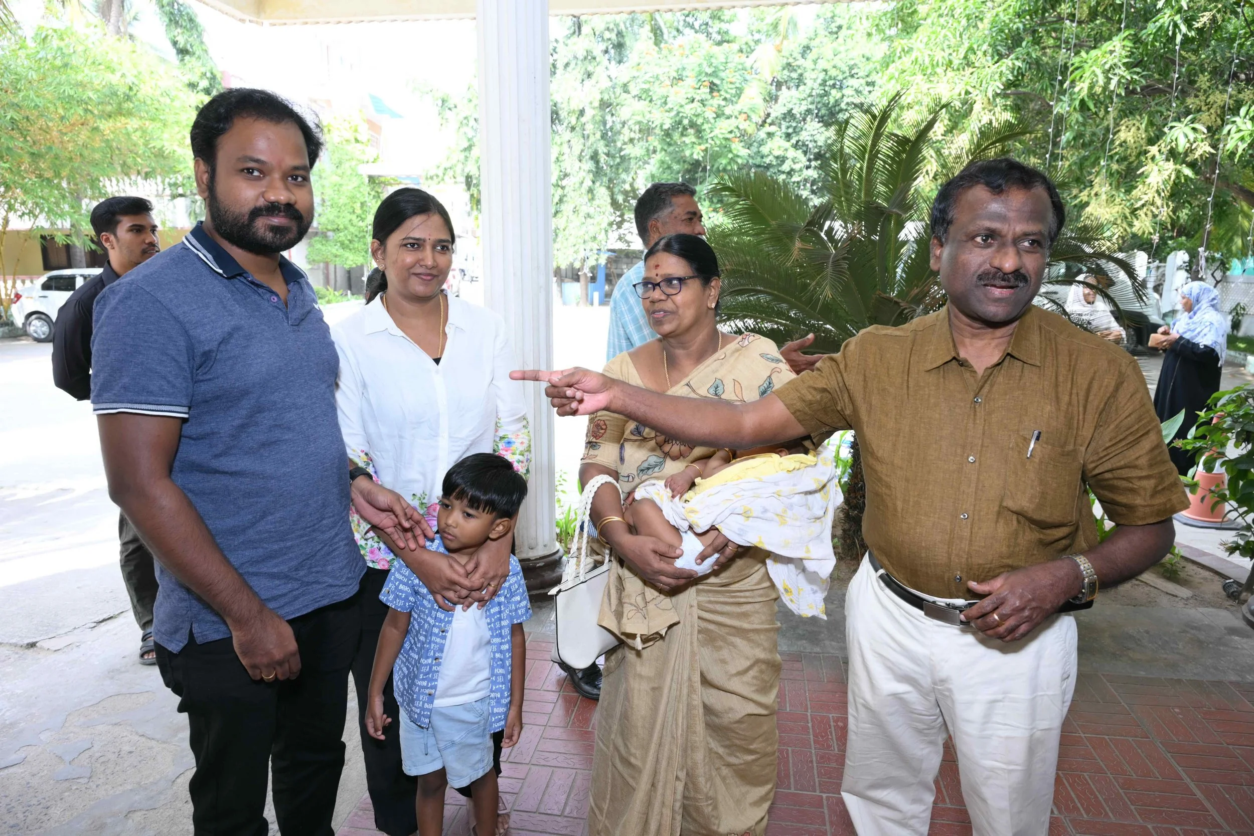 Parthasarathy is very proud of his family.