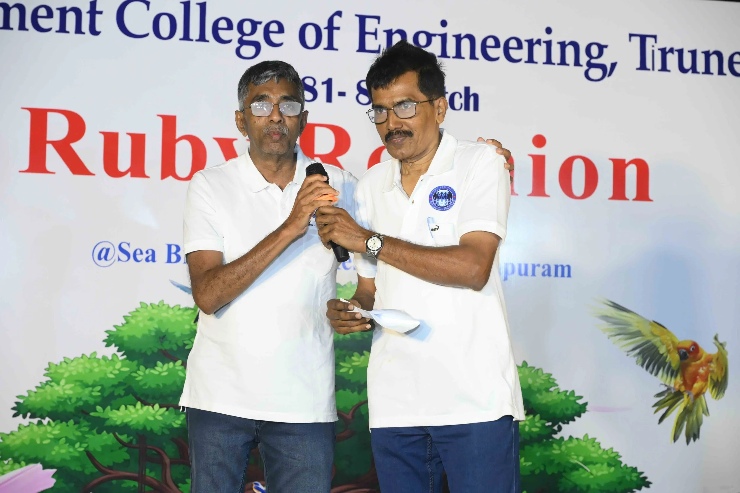 Let me talk. Give me the mic.