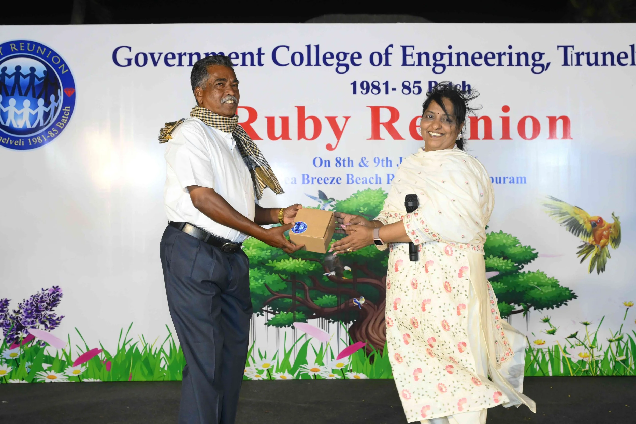 Exchange of love and gift.