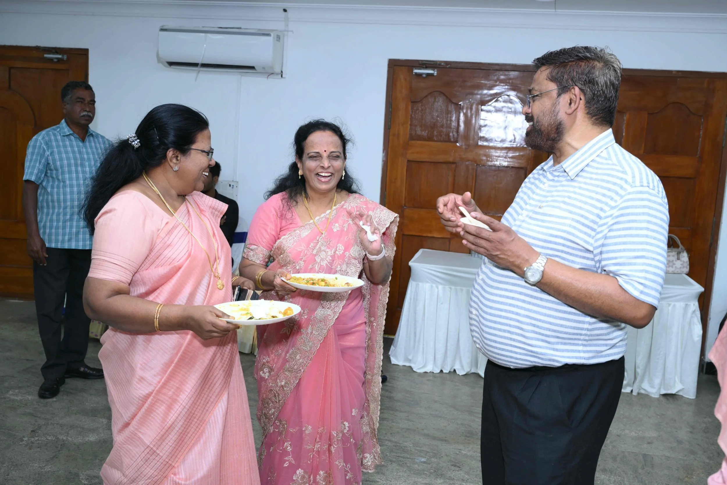 What did he say to make both of you laugh like this?