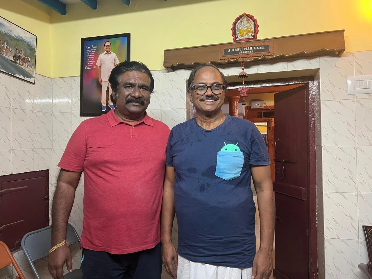 Prakash at 1000 Raja's house in Palayamkottai on Sep/06/2025.
