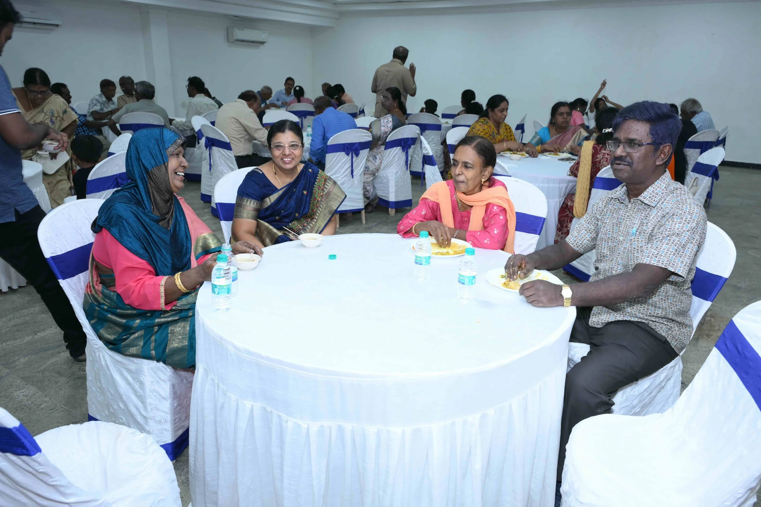Charles, Mary Esther, Subeidha, Umsalmal: A Channai residents reunion.