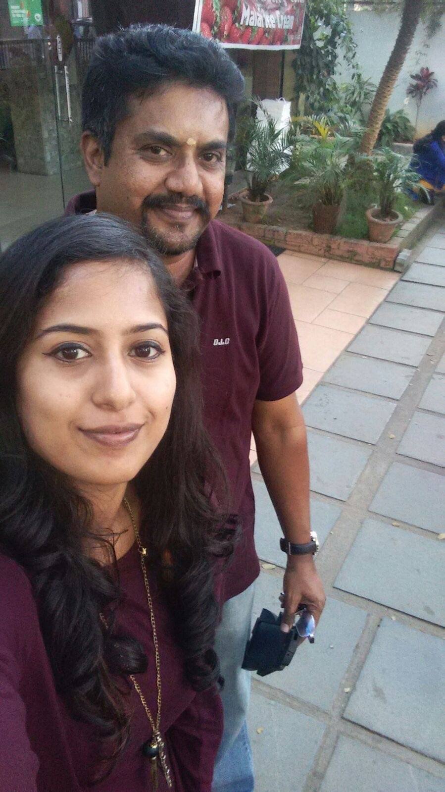 Salangai Oli Manicks with his beautiful daughter Priyanka