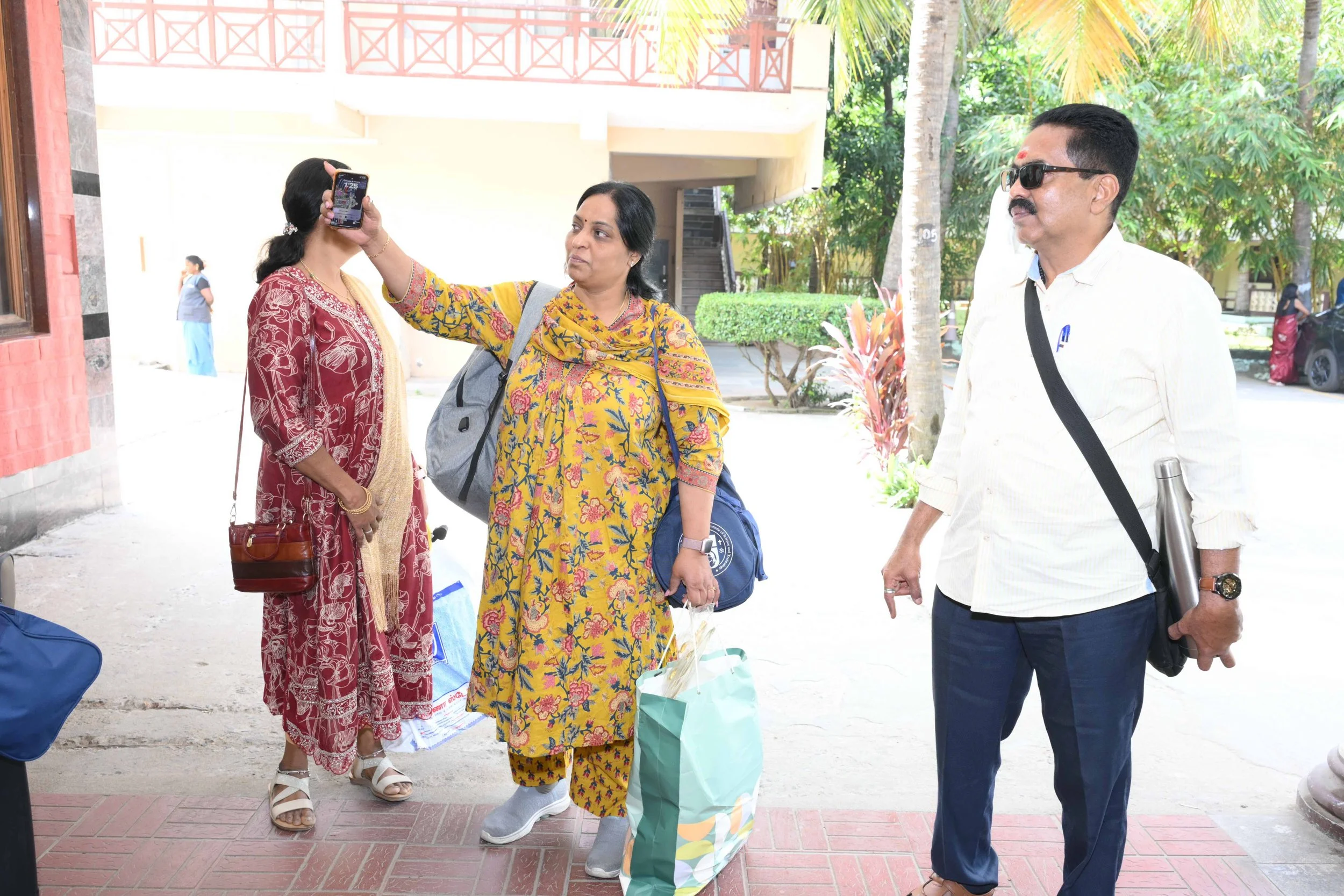 She wants to get that room over there.