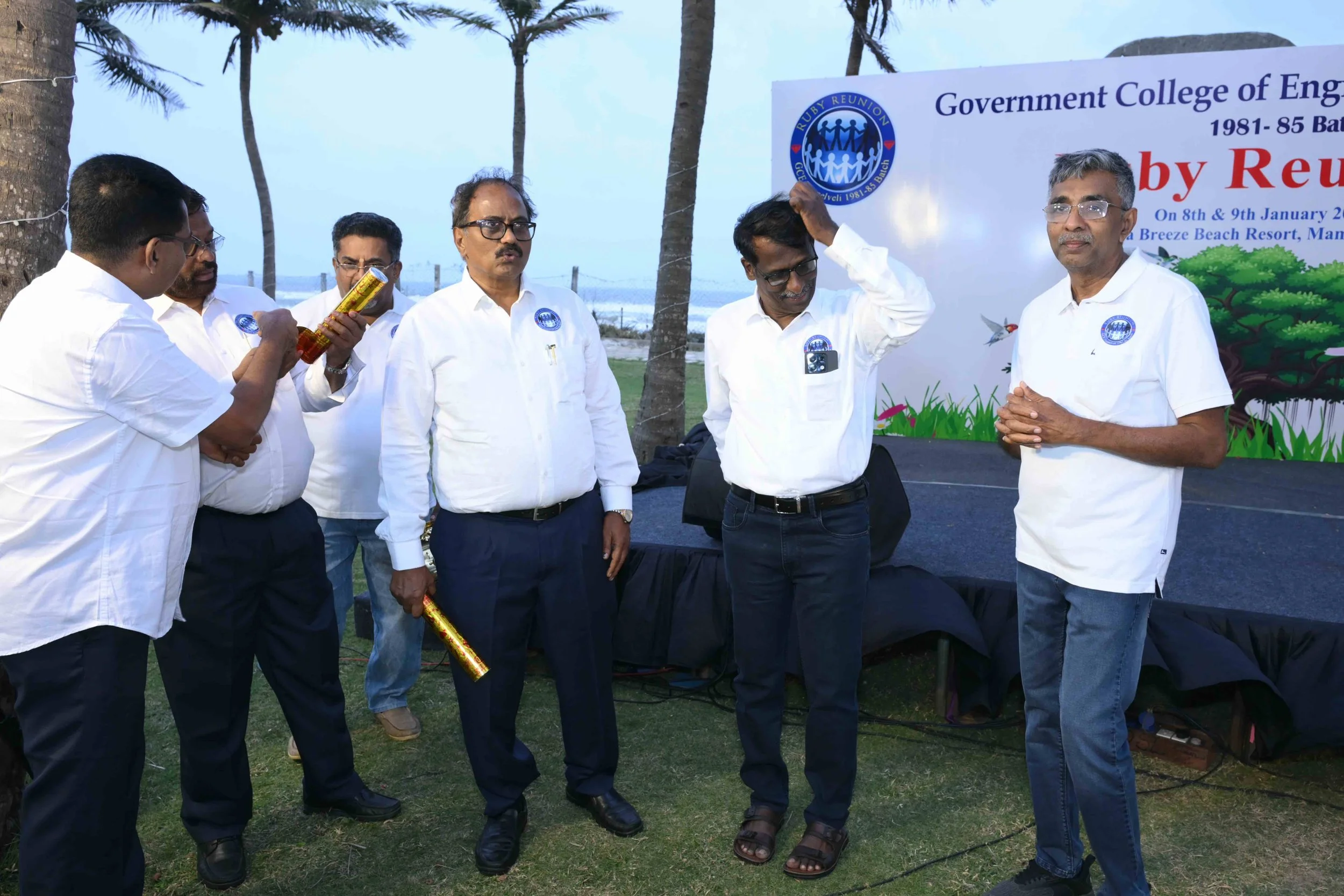 What has happened just now?