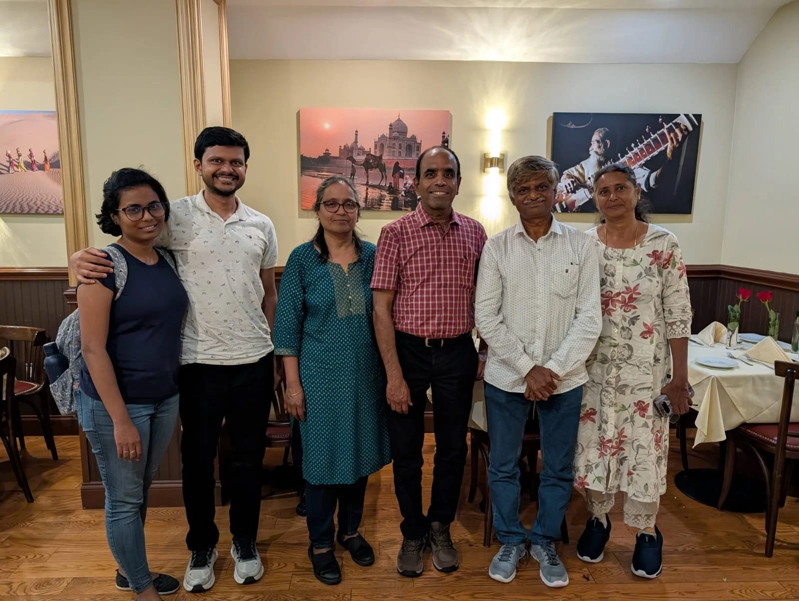 Senthil and Geetha met with Manix and his wife Muthulakshmi for dinner on June/12/2026 along with Manix's son and daughter-in-law (Vignesh + Samyuktha).