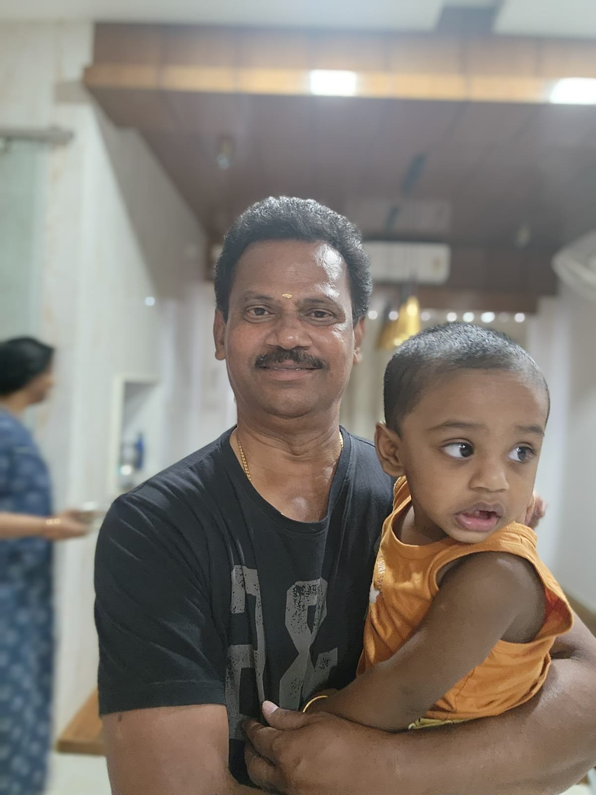 Gothand with his grandson on June/14/2025.