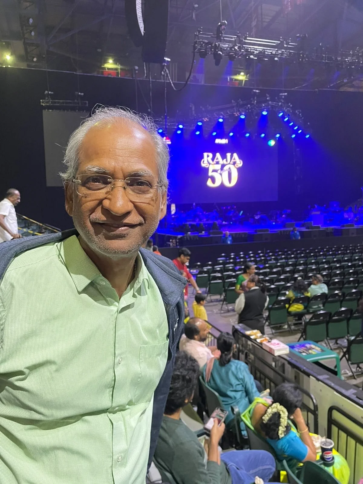 Vaithee at an Ilayaraja concert in Everett, WA on Aug/21/2026.