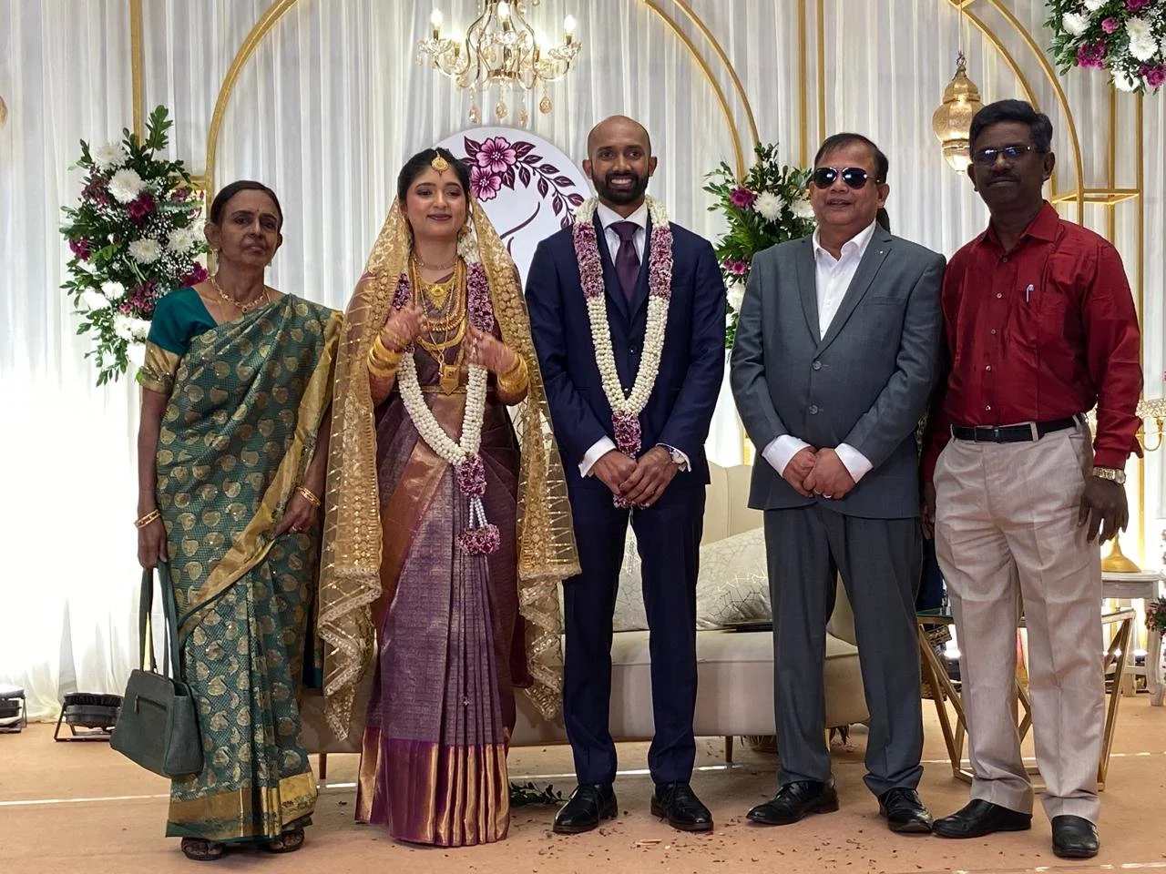 At Shajahan's son Tariq's wedding on Dec/21/2025.