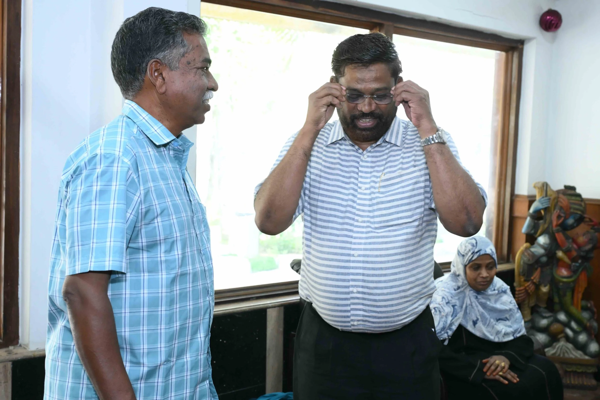 A.J clears his eyes to witness amazing things today along with Michael.