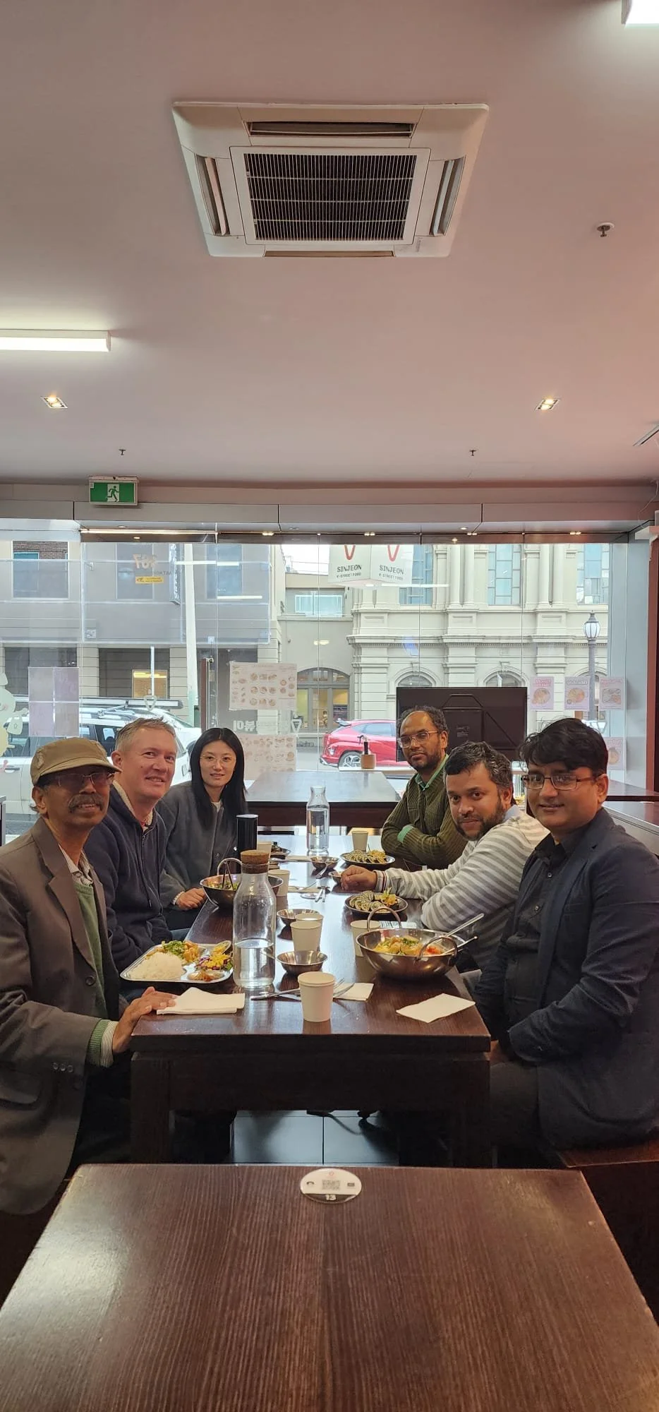 Pal at lunch with his colleagues on Nov/11/2025.