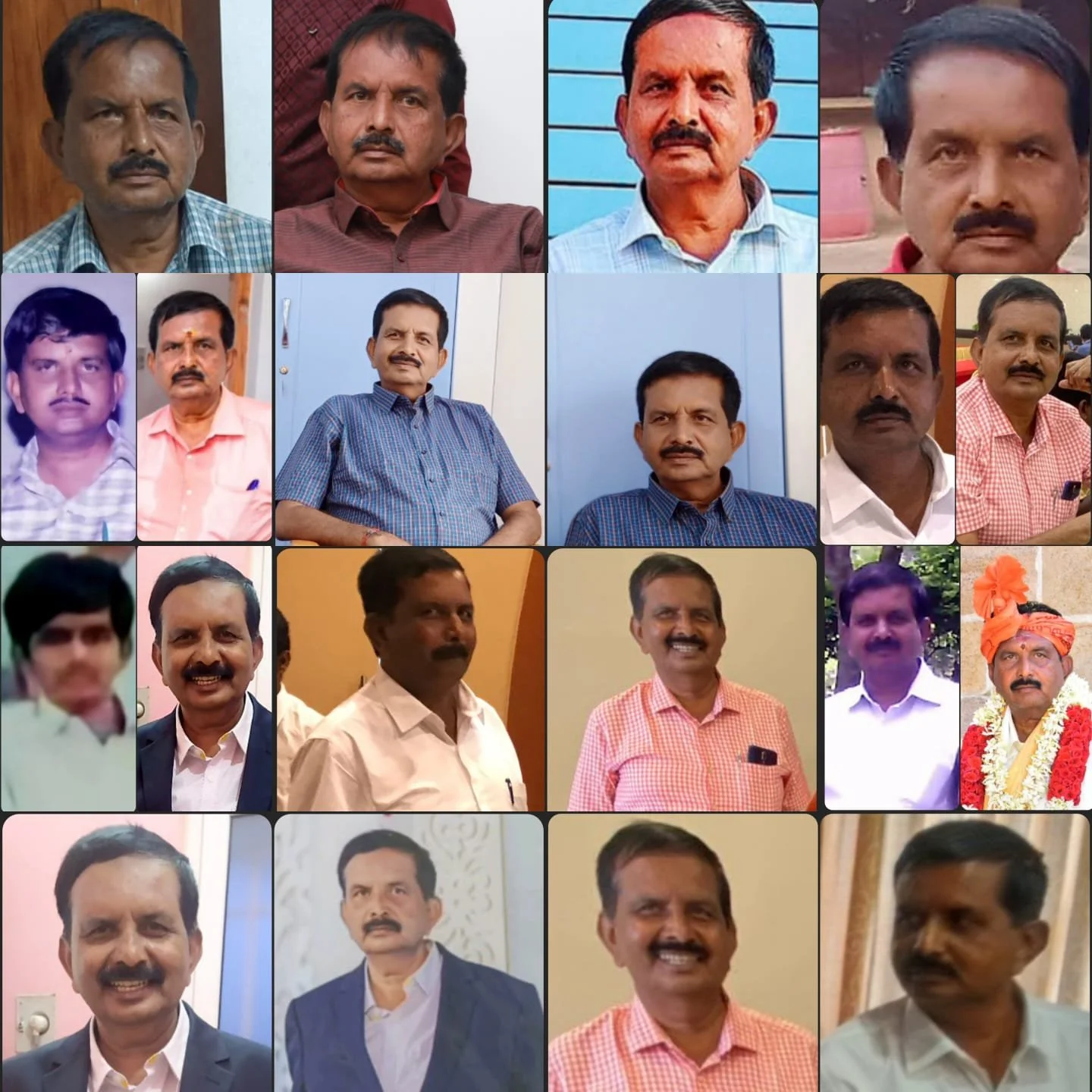 Pal's collage for Muthuramakrishnan's 62nd birthday on Nov/30/2025.