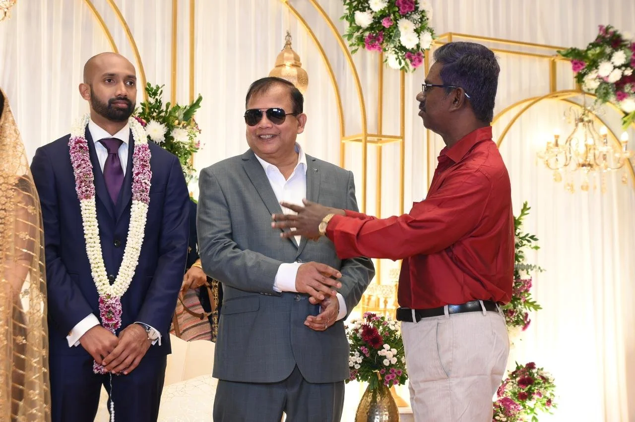 At Shajahan's son Tariq's wedding on Dec/21/2025.