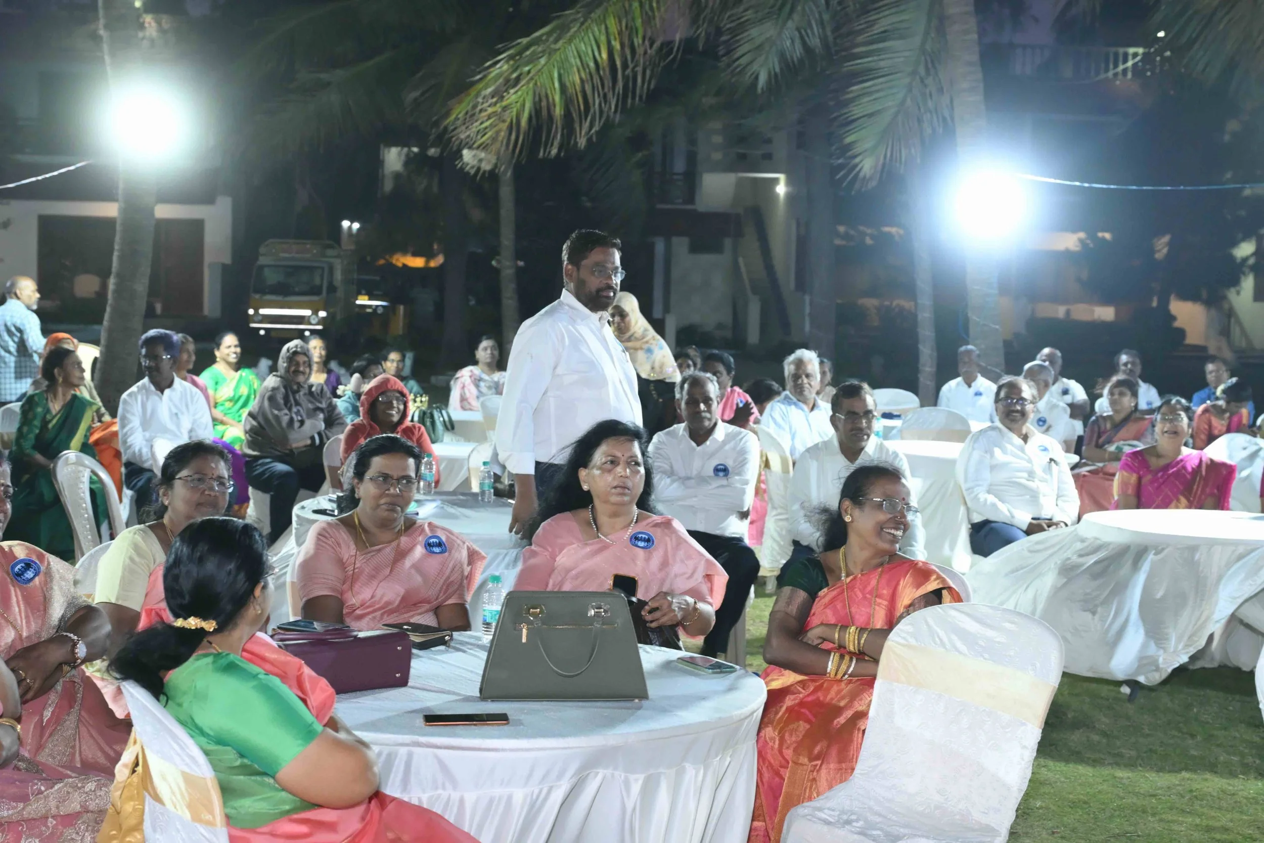 A.J.Makes sure everything is alright.