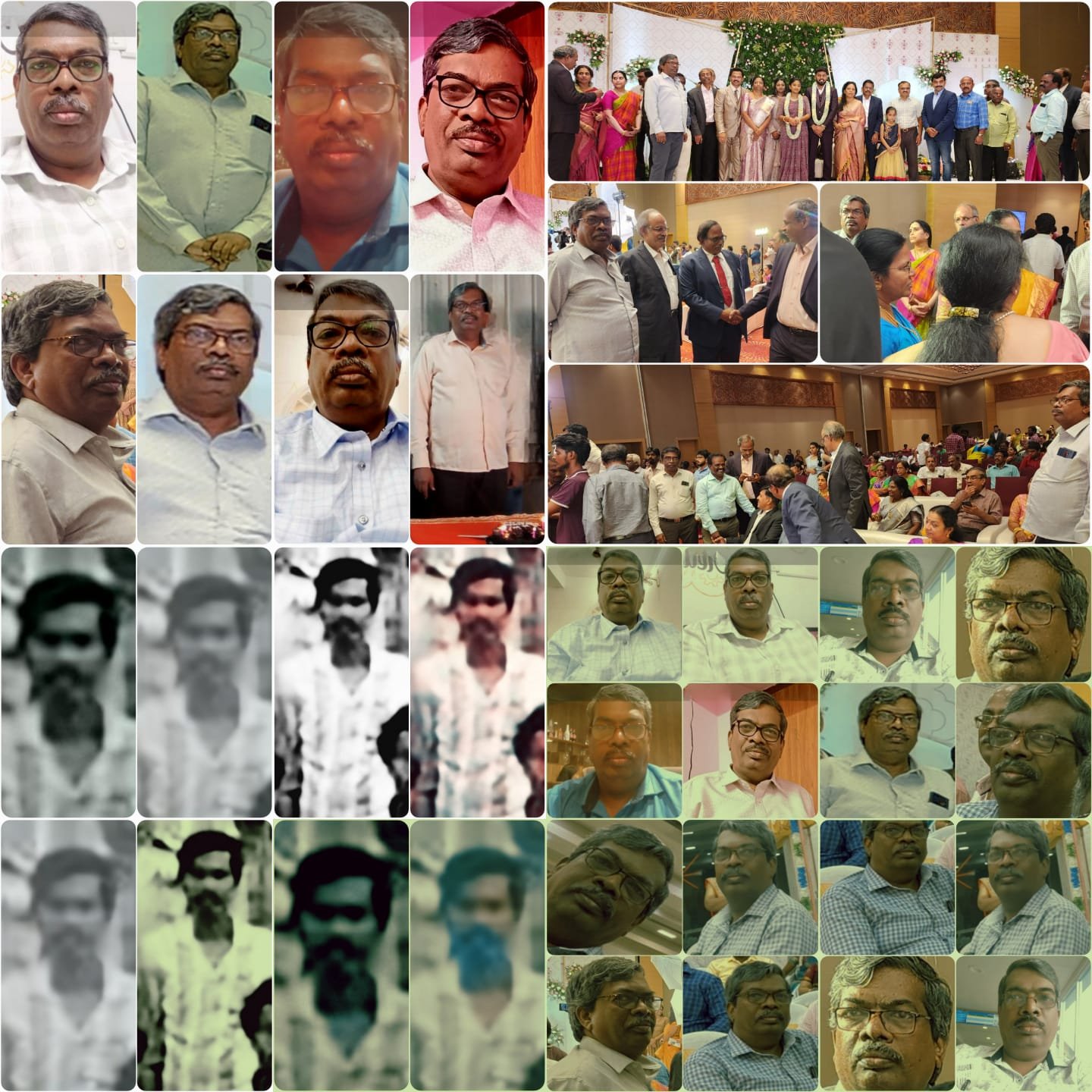 Pal's collage for Prabhakar's 61st birthday on May/10/2025.