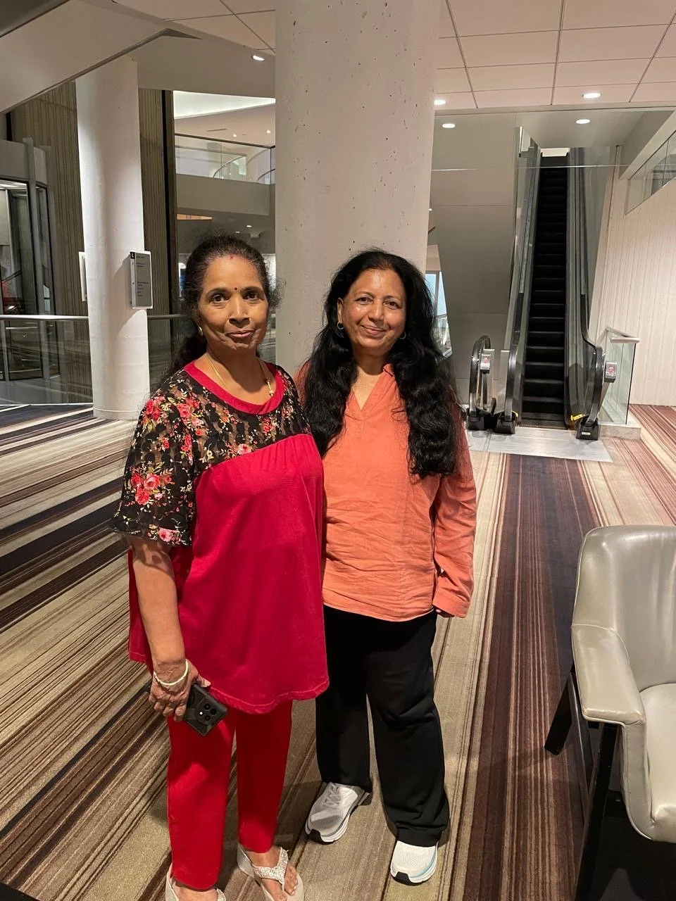 Sadhana and Caroline in Atlanta, GA on Oct/16/2026.