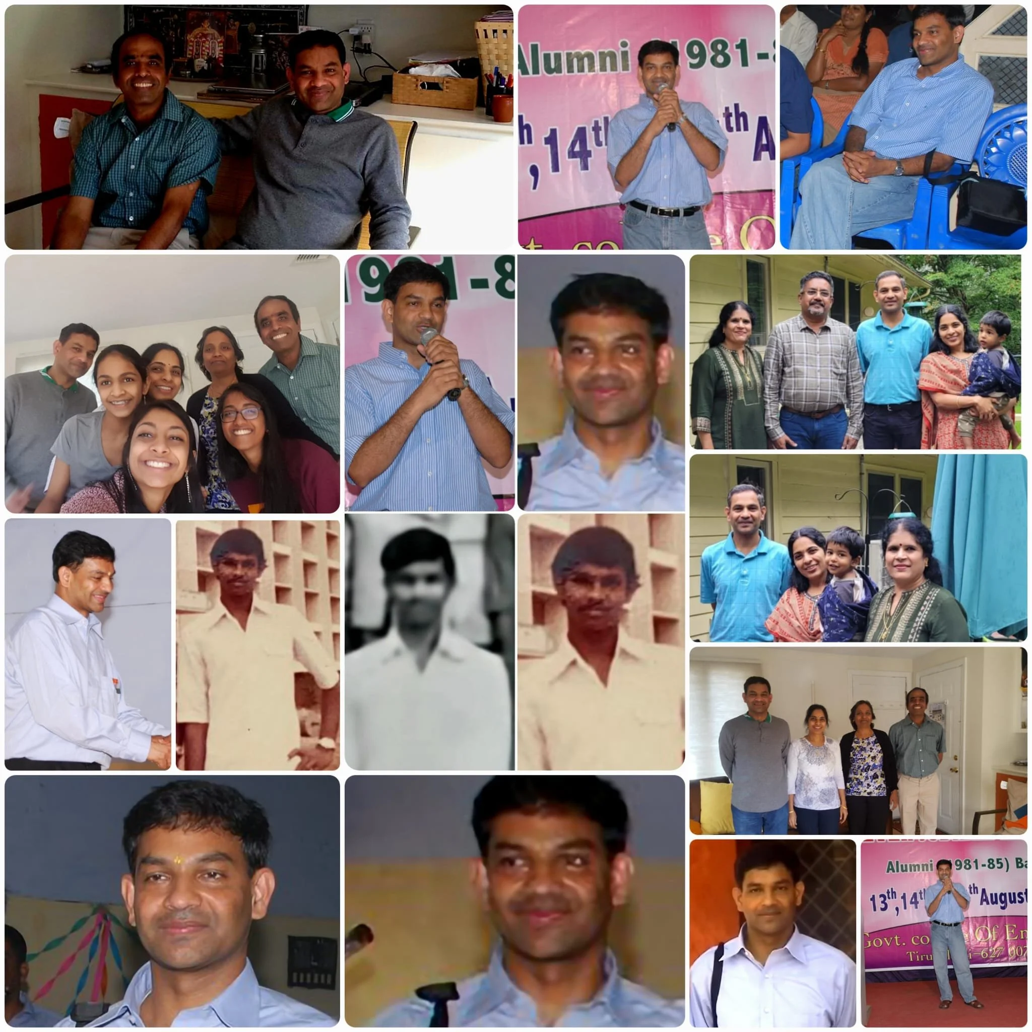 Pal's collage for V.Dharmaraj's 60th birthday on Sep/09/2025.