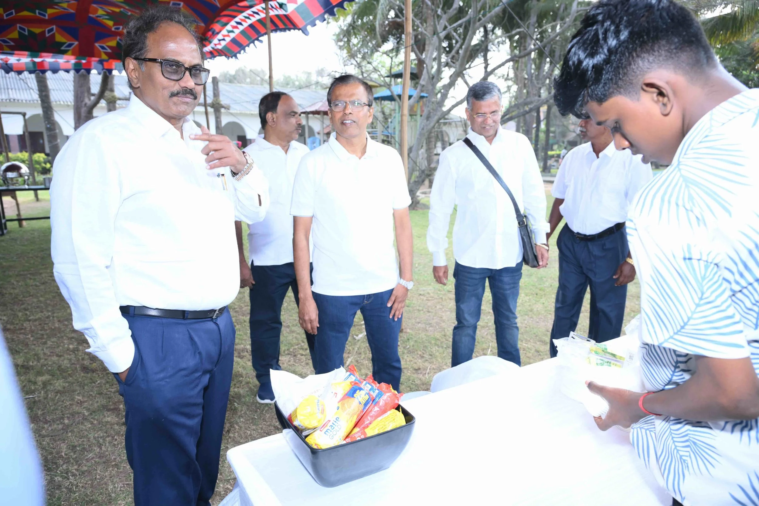 Hi tea is getting ready for the hungry ones.