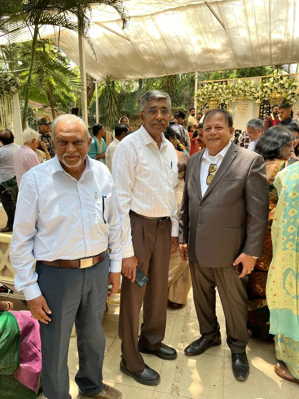 At Shajahan's daughter Tasnim's wedding on Apr/02/2026 in Bangalore.