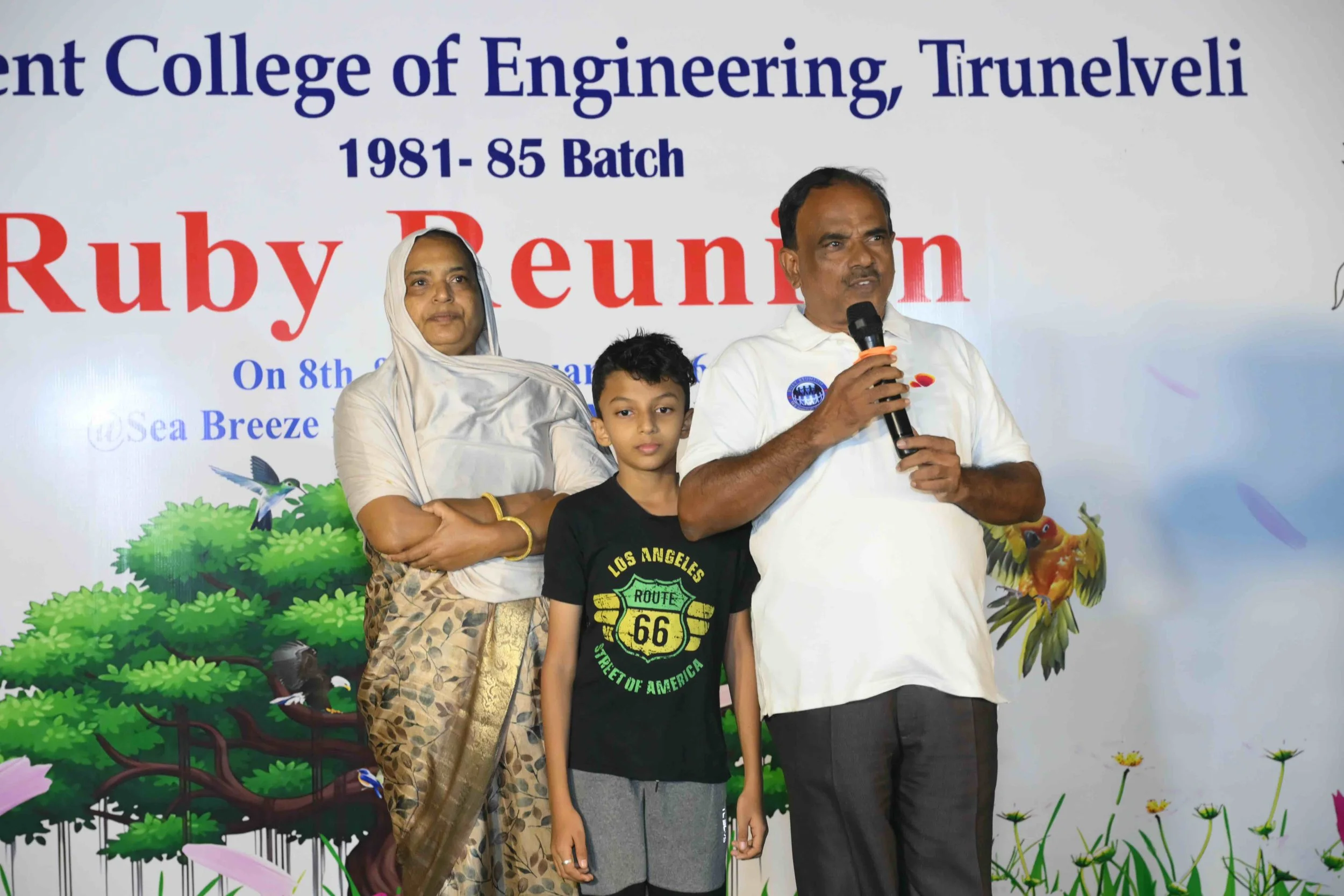 Tharvish Mohideen + K.H.Begum + Grandson Muhammed Nafeez. (47 of 50)