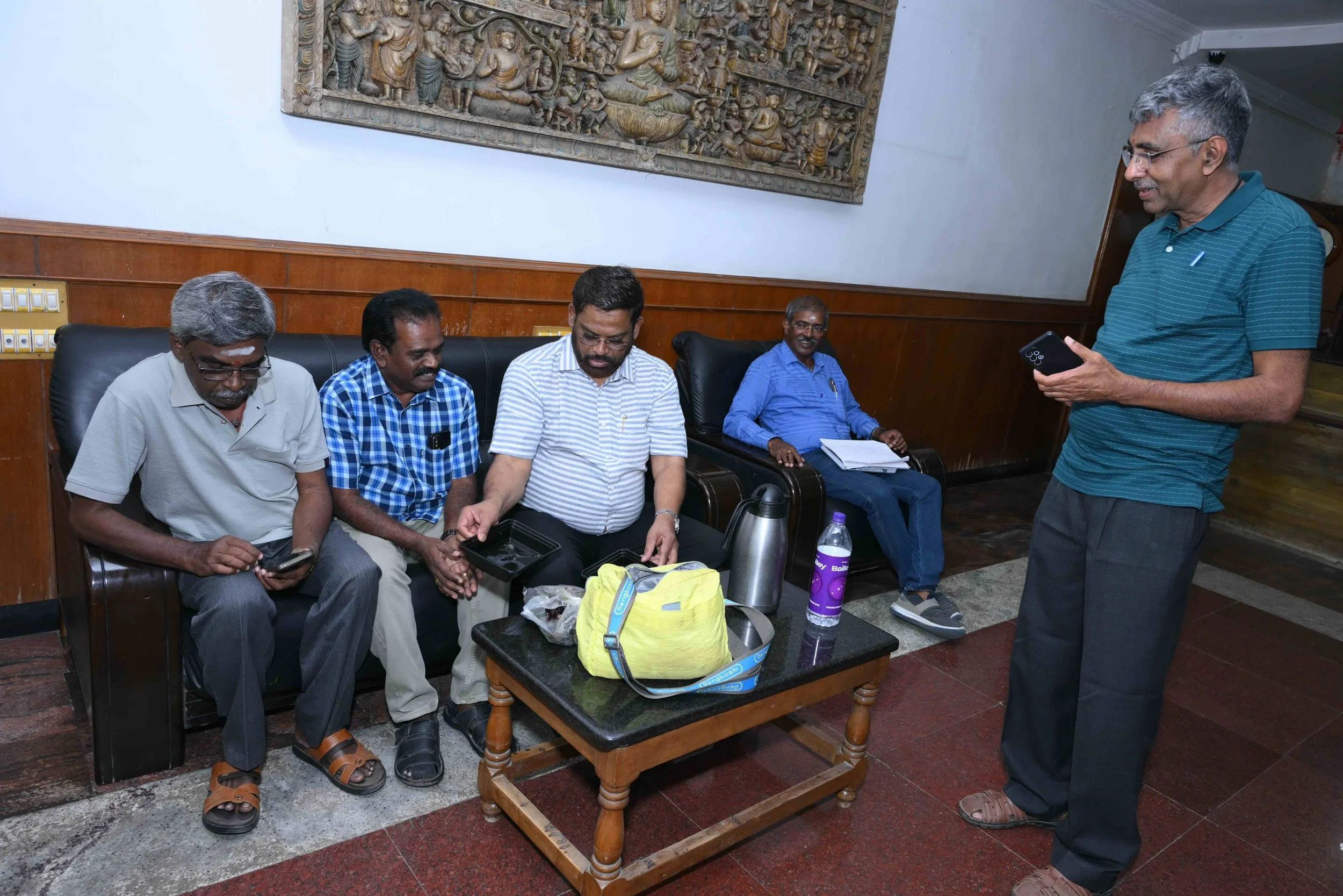 A,J brought something from his desert.