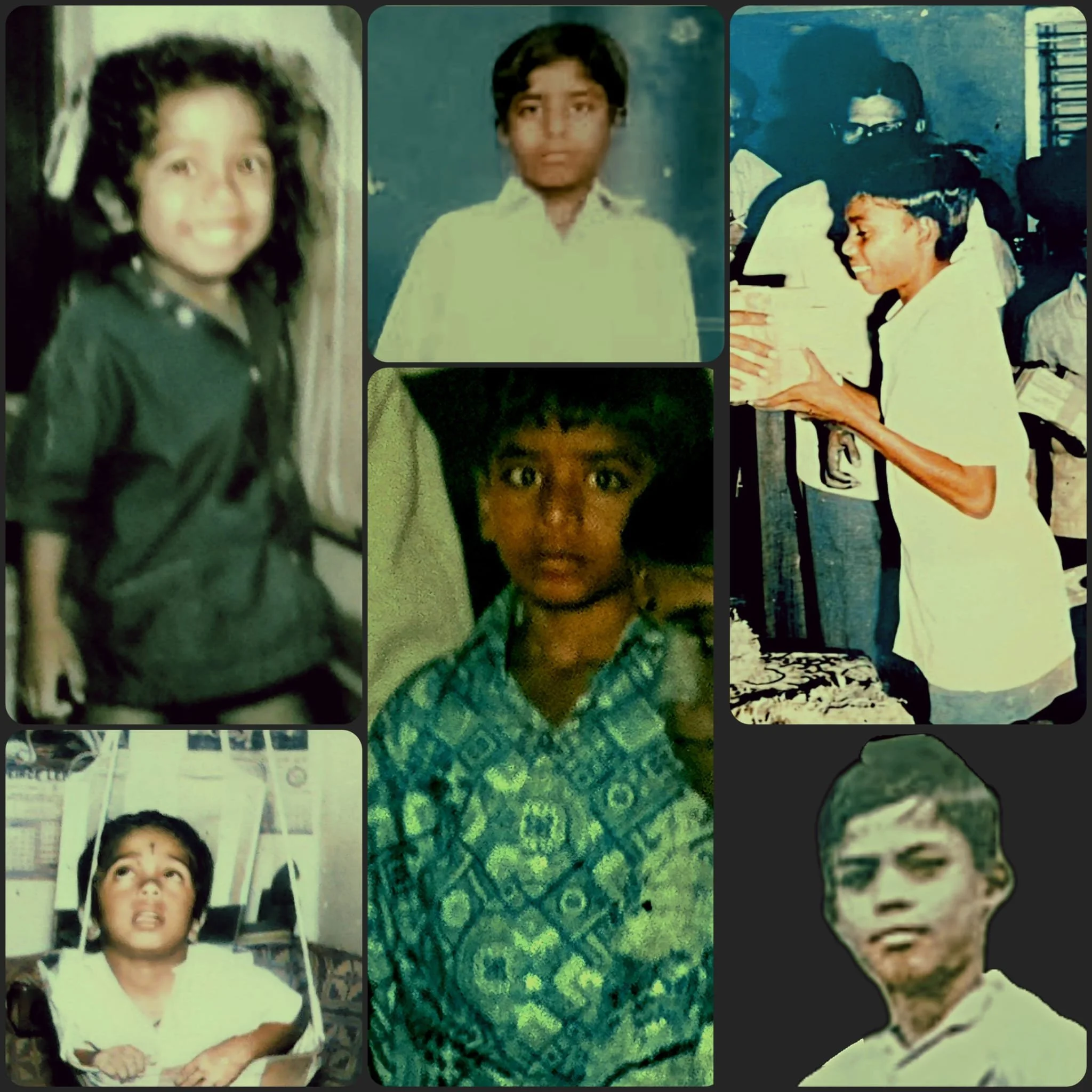 Pal's collage for Chidren's day on Nov/14/2025 with Pal, Senthil and AJ.