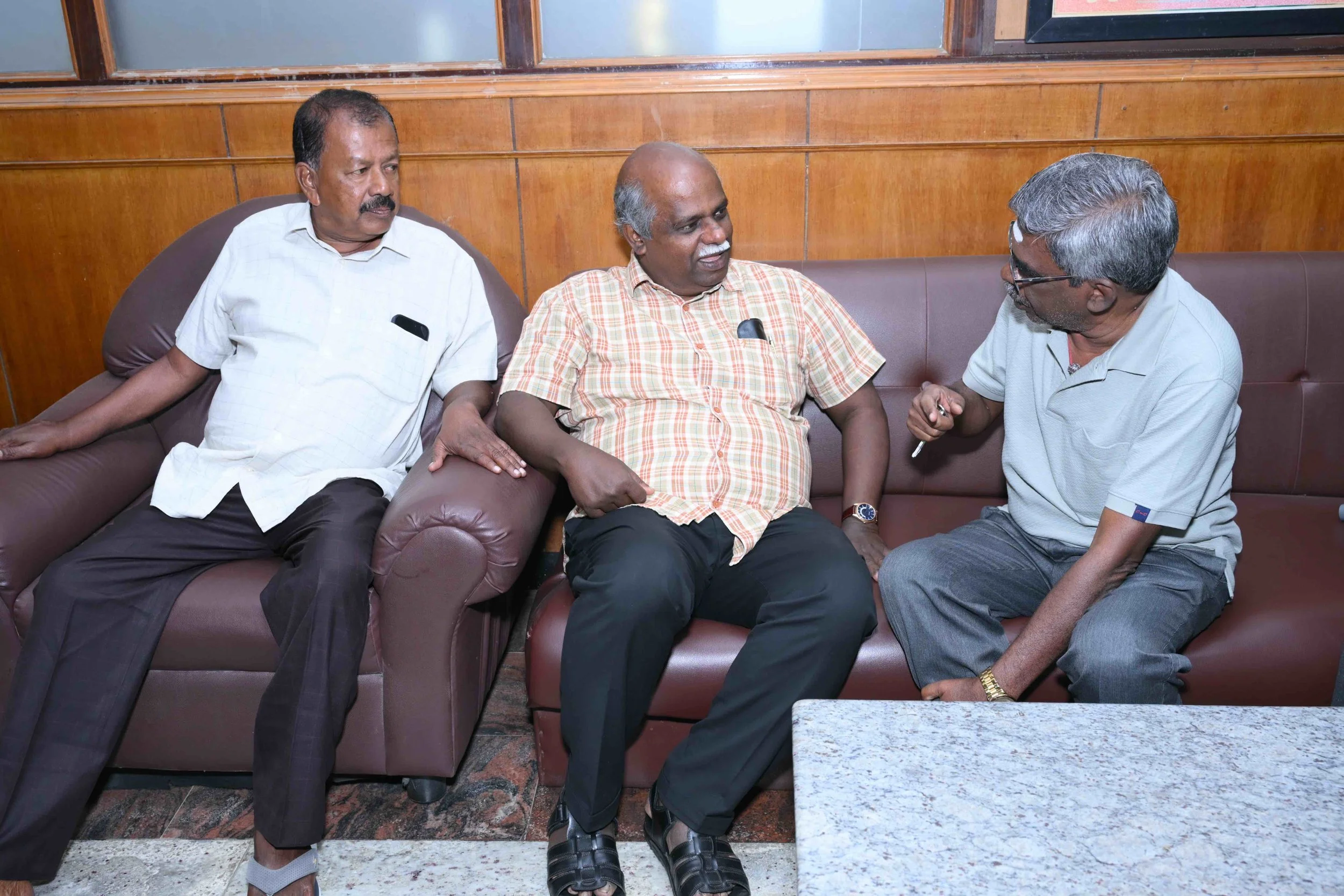 Kamalesh gets down to serious business.