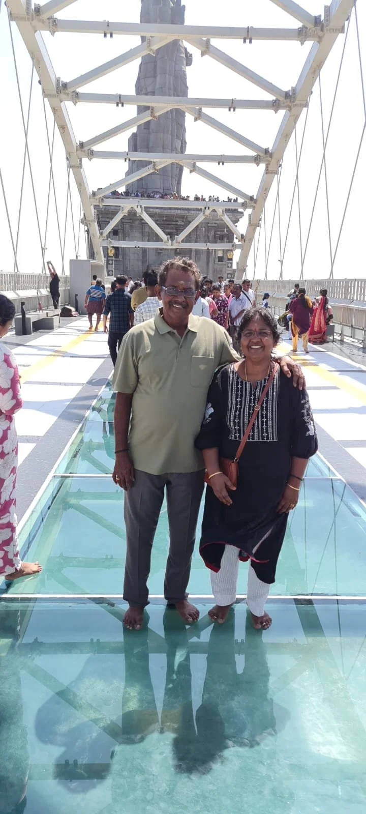 Shanthi's visit to Kanyakumari with her family on Sep/07/2025.