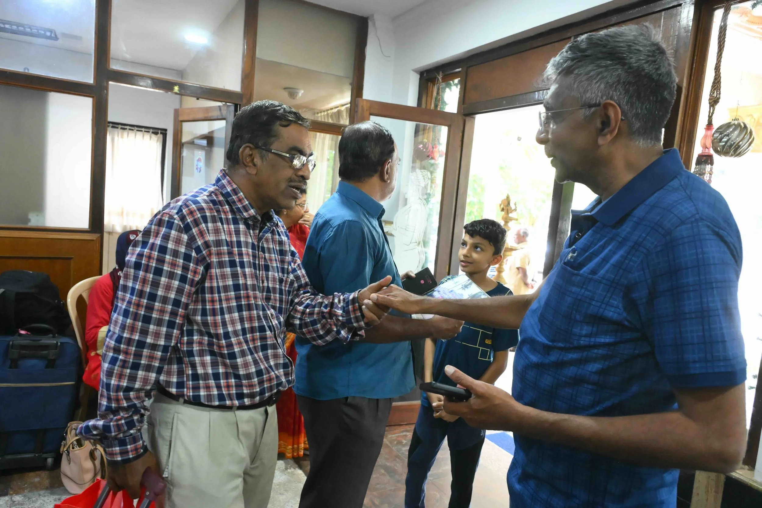 Kaja bids farewell to the All-Pervading King (APK).