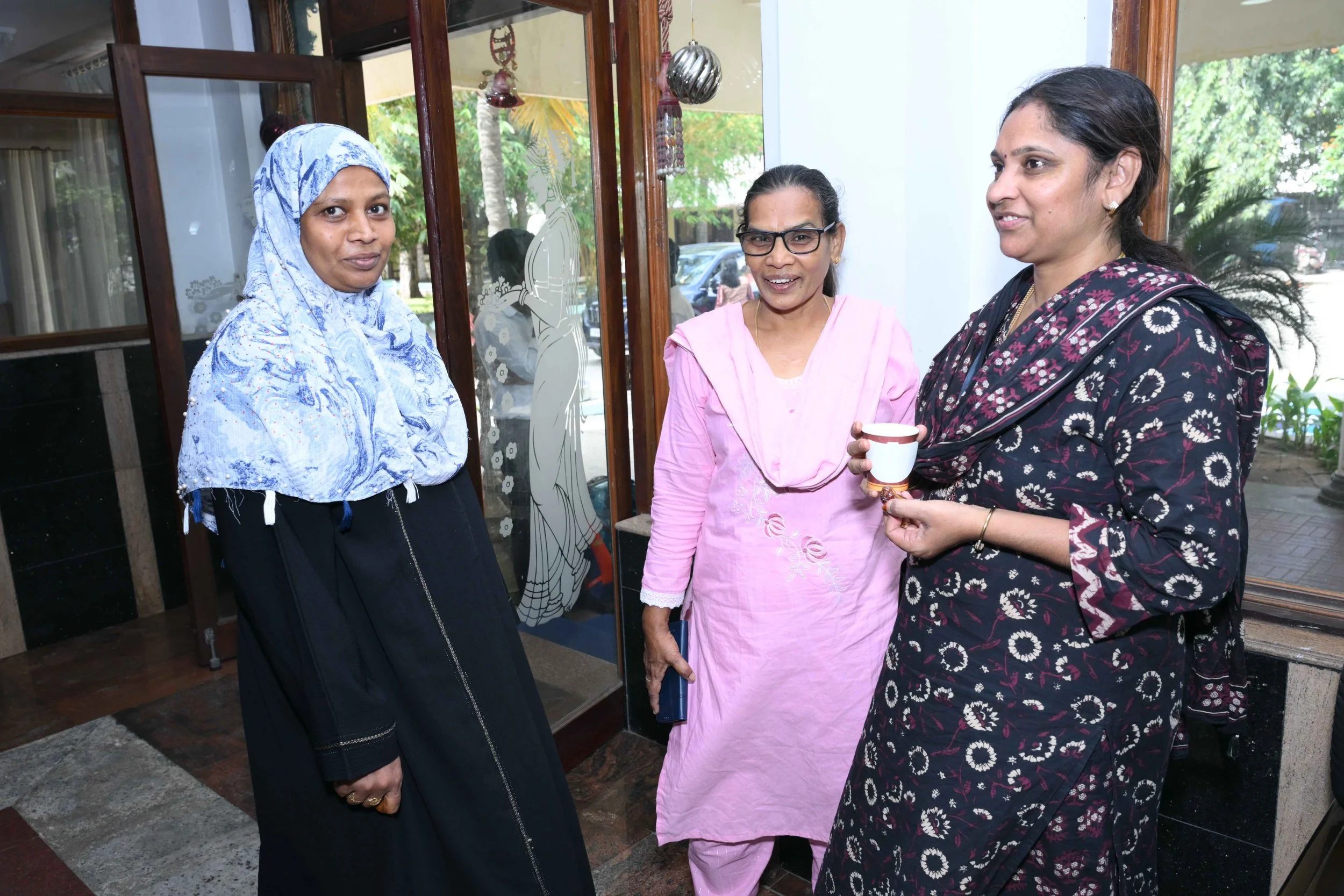 Three family members become friends instantly.