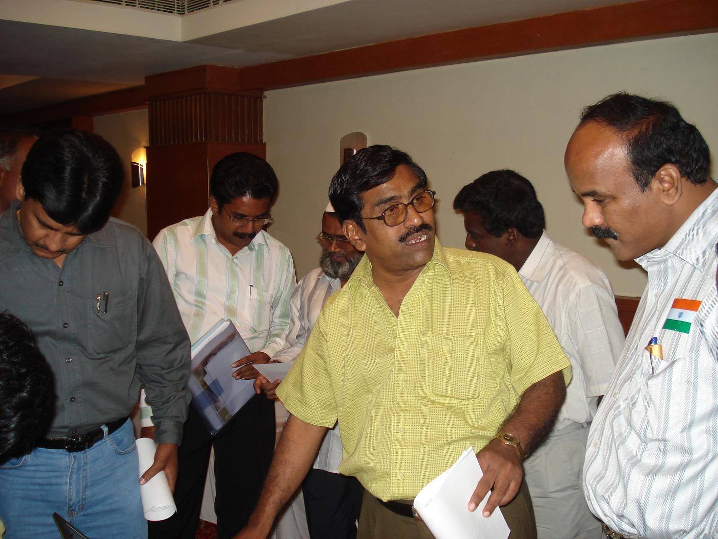 Paired up - Kaja with Krishnasamy.