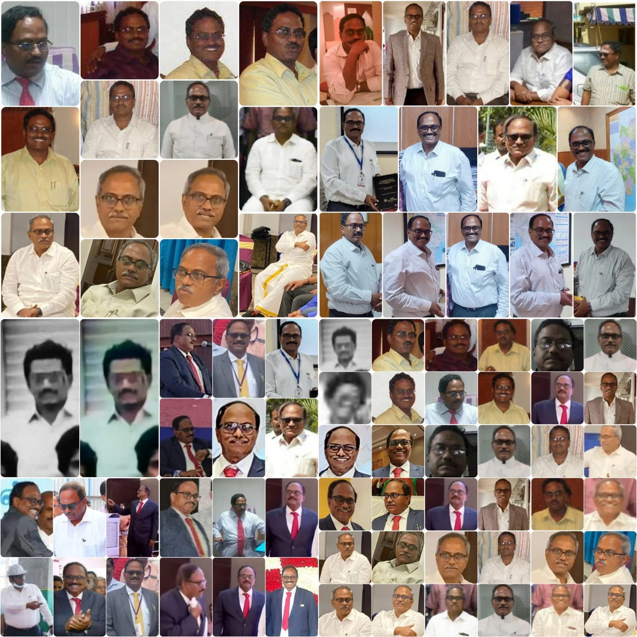 Pal's collage for 1000 Raja's 61st birthday on Jun/29/2025.