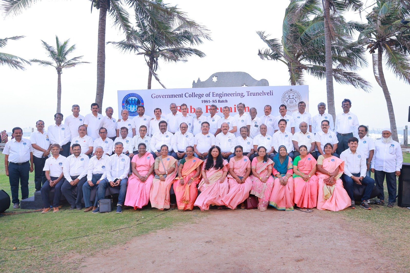 Group picture at the Ruby Reunion. (See the next picture for the names.)