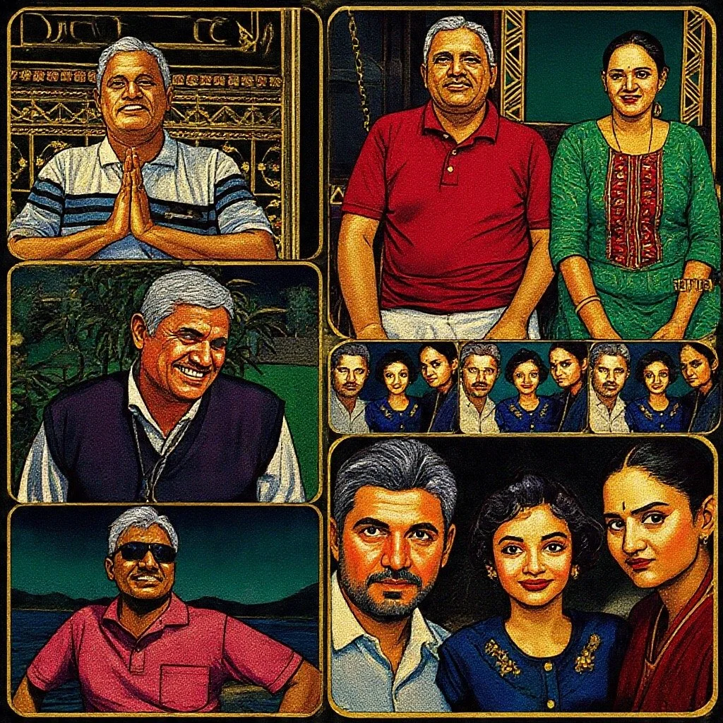 Pal's collage for Siva + Bagampiriyal's 30th wedding anniversary on Aug/20/2026.