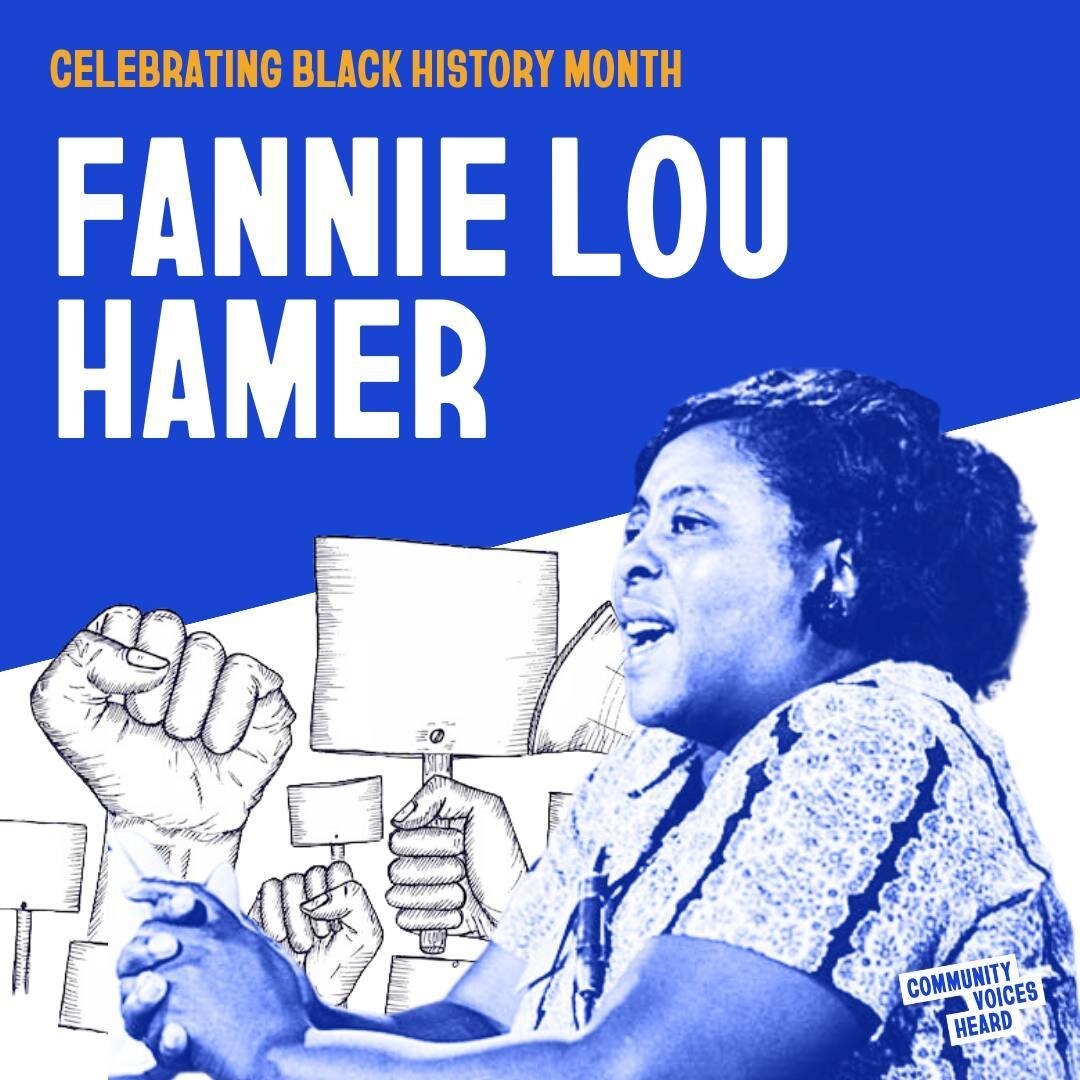 Today is the last day of Black History Month. Over the past month, we've been highlighting Black inventors and visionaries who changed the world.

Fannie Lou Hamer is one of the most powerful community organizers, public speakers, and leaders in Amer