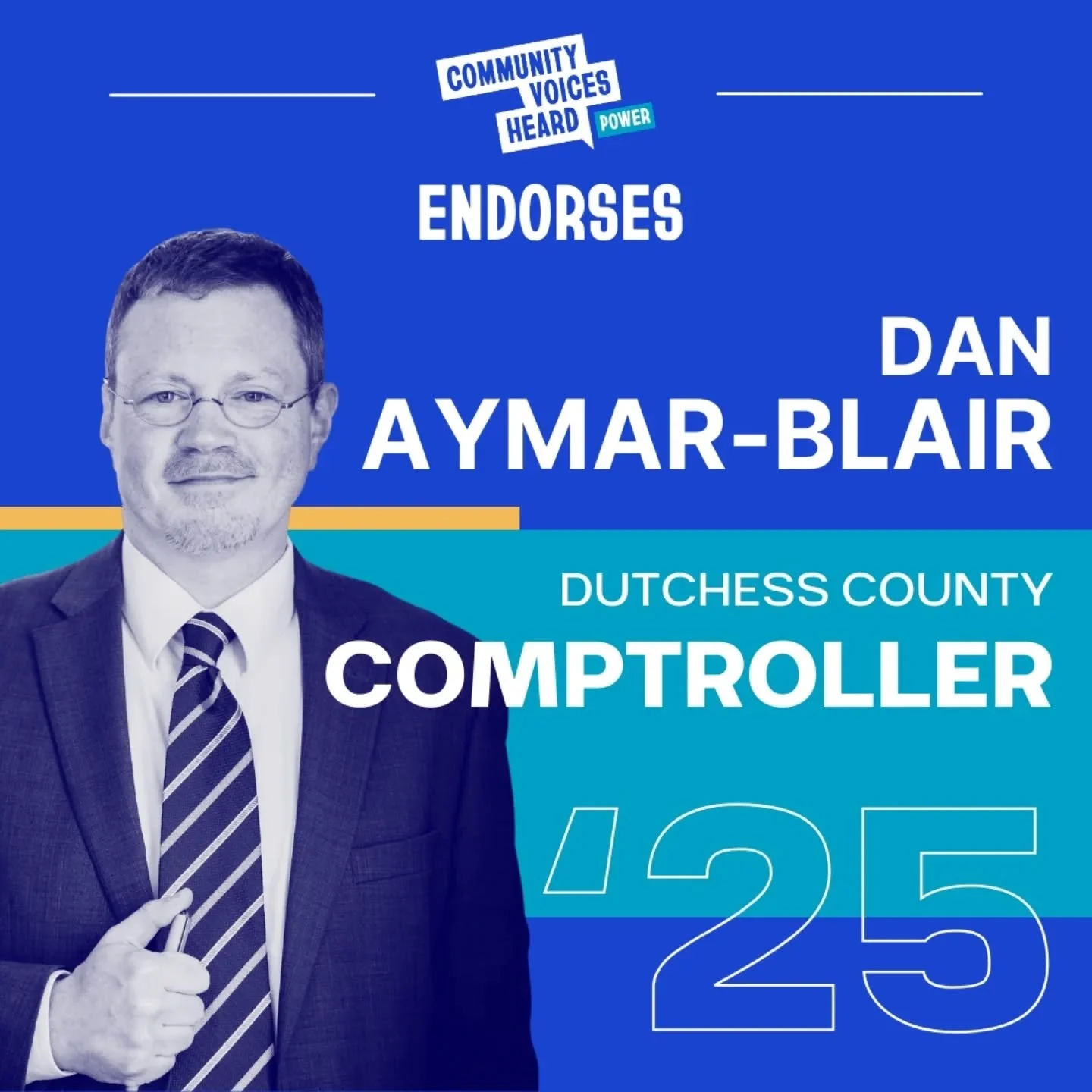 Community Voices Heard Power members stand with @danaymarblair @comptrollerdan for Dutchess County Comptroller!

&quot;I am honored to have the support of my friends at Community Voices Heard Power. CVH helps people find their voices to bring about n
