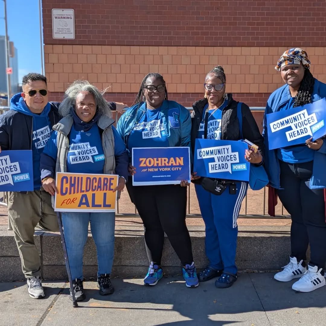 TODAY IS THE FIRST DAY OF EARLY VOTING 🗳️

Our #FollowBlackWomen crew teamed up with @32bjseiu, @nynurses, &amp; @1199seiu to get out the vote in SE Queens for our member-endorsed candidate, @zohrankmamdani ✊🏿

Zohran Mamdani met with our members i