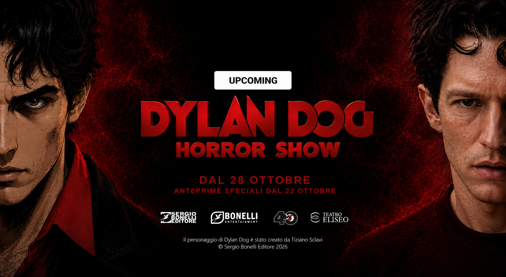 Gabriele Graham Gasco nel ruolo di Dylan Dog