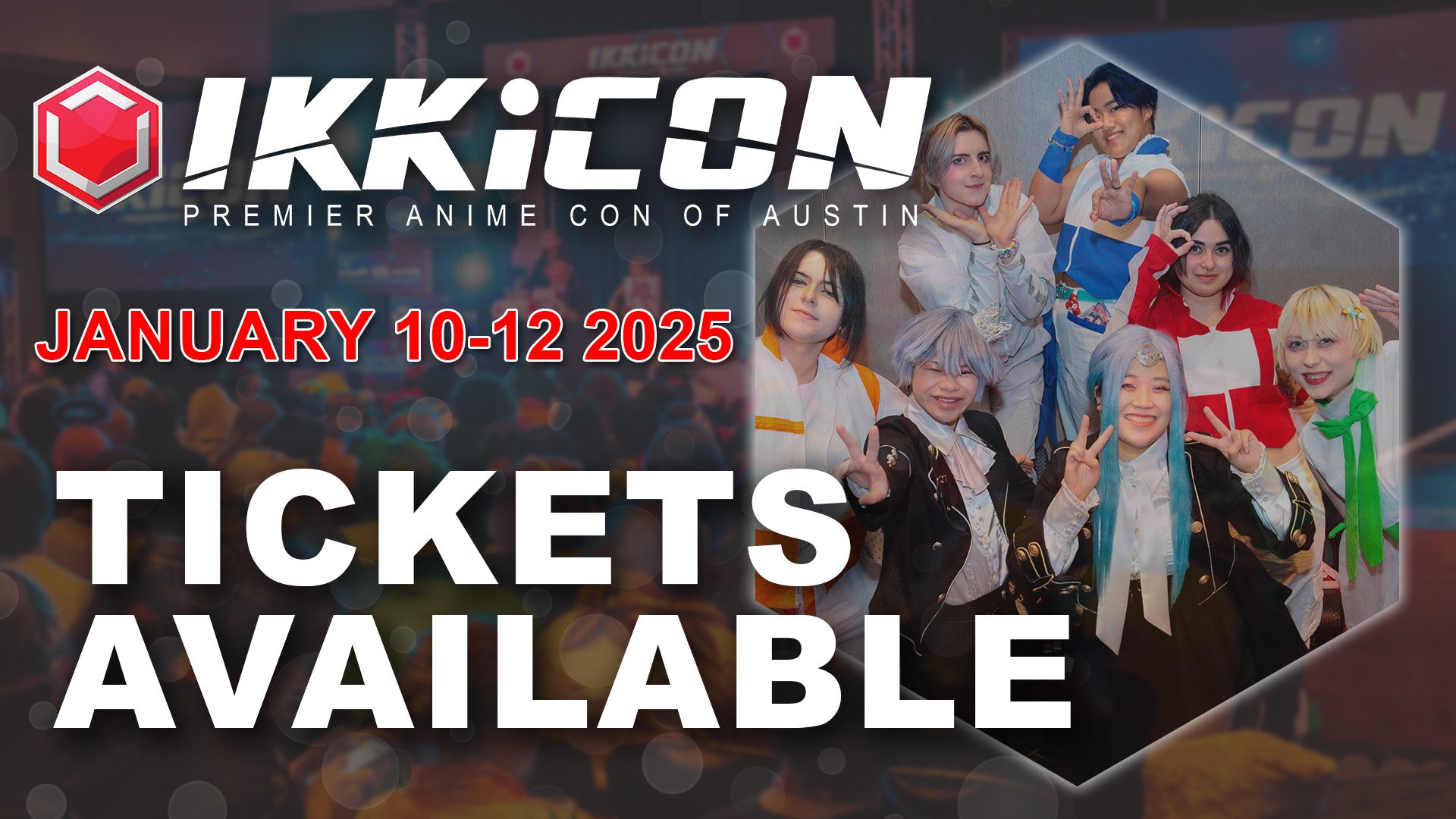 🎉 Get ready for an epic adventure! Tickets for IKKiCON, January 10-12, 2025, are officially on sale! Don't miss out on the ultimate anime experience &ndash; grab your tickets now and join us for a weekend of cosplay, panels, and endless fun! #IKKiCO