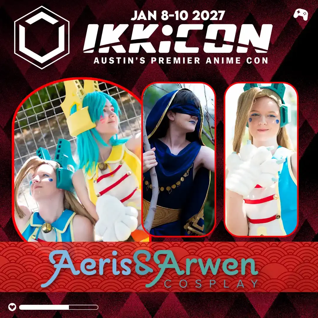 Aeris and Arwen Cosplay Guest graphic IKKiCON 2027