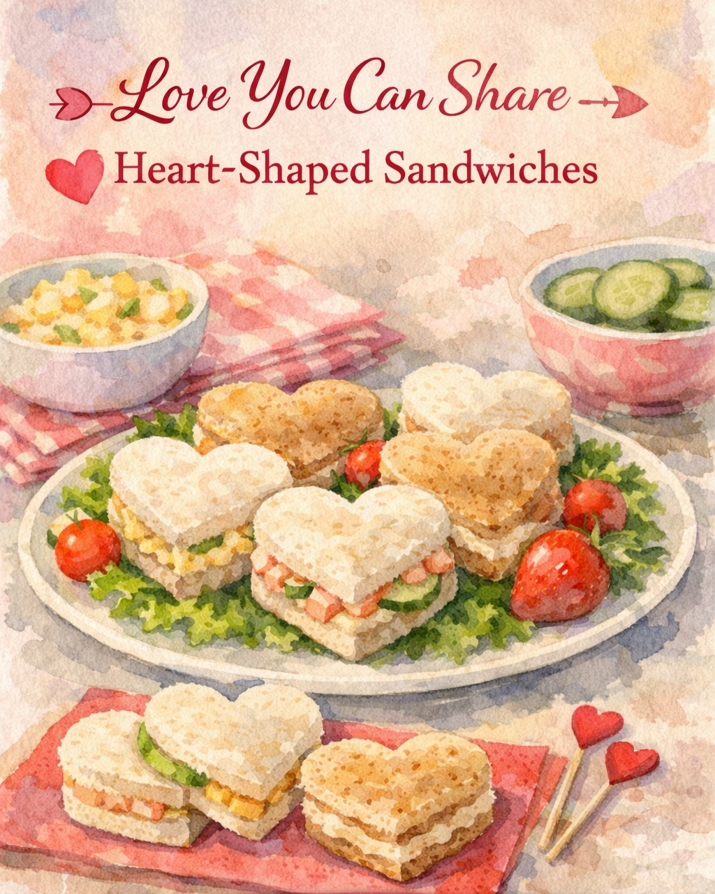 🩷 You Can Share A Savory Valentine Treat