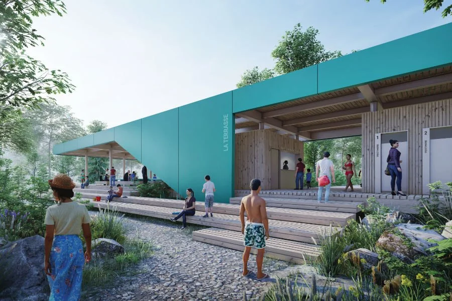 Parc municipal de la Rivière Émeraude — PARA-SOL | Architecture et Design