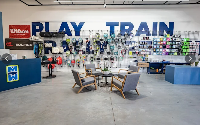 My Tennis Wall in the Heights fully stocked pro shop selling the latest in Yonex, Wilson, Babolat, and more.  Tennis strings, tennis bags, tennis gifts, all the top racquets. Come by today!