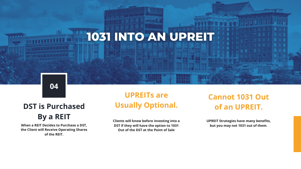 1031 into an UPREIT