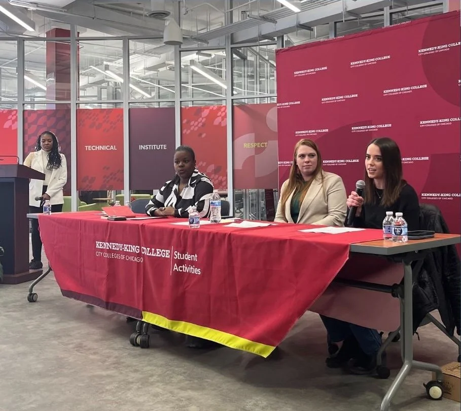 Our project managers shared information about the project at a Women’s History Month event. 