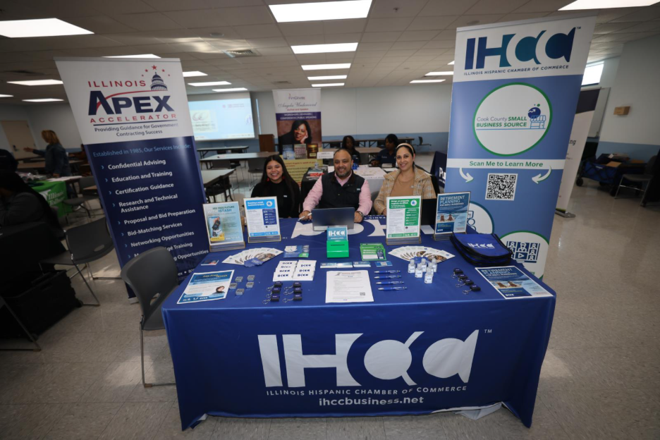  It was important to us to have organizations that support small businesses present like the Illinois Hispanic Chamber of Commerce. 