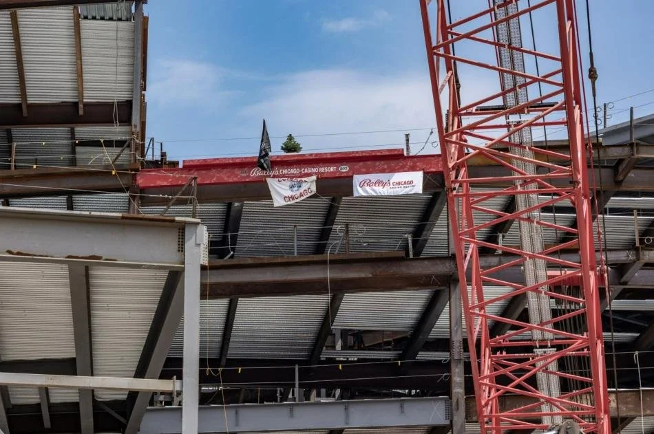 Urbanize: Bally's Chicago casino celebrates topping out